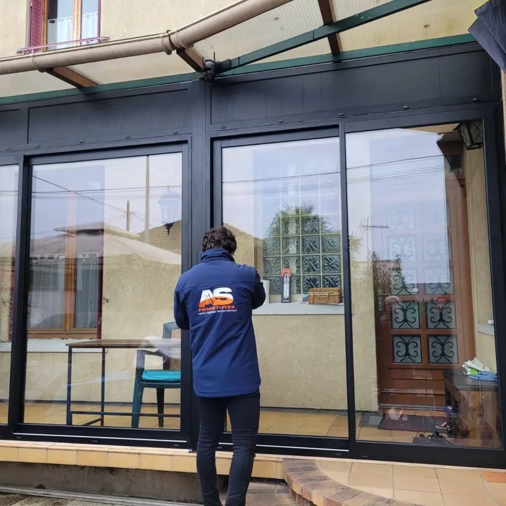 Pose porte coulissante