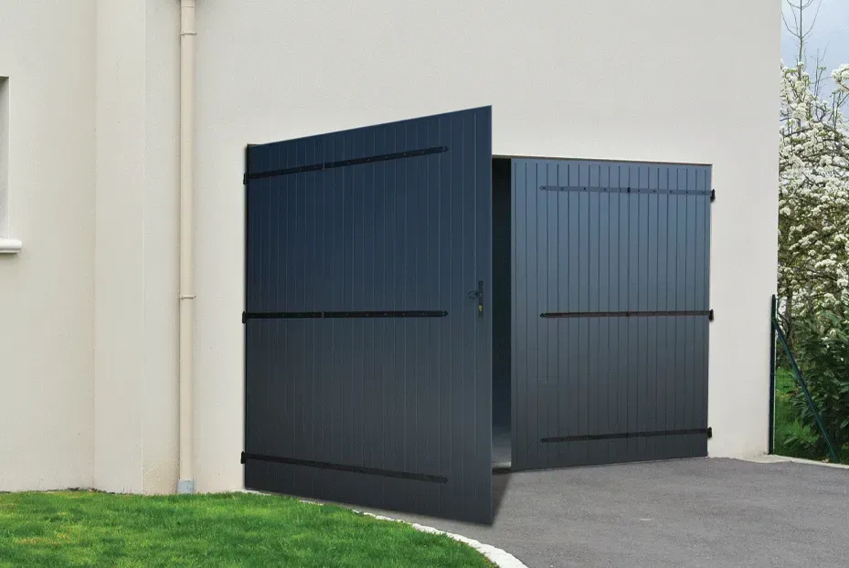 Porte garage battante